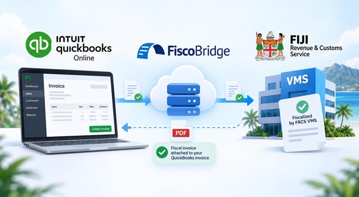 QuickBooks Online and Fiji VMS: how to connect your invoices to FRCS